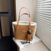 Bolso de mano para mujer 2023, nuevo bolso de viaje de gran capacidad, bolso de hombro retro esmerilado con textura versátil para otoño e invierno.