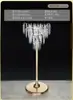 Nuevo Portaflores para Mesa de Boda Candelabro Accesorios de Cristal Salón de Bodas de Hotel Arreglo Floral para Mesa Principal Estante de Hierro Adornos