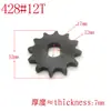 Motorreductor Modelo 428 Piñón Bm1418 Piñón 9T10T12T14T16T18T Piñón de Engranaje Engranaje
