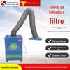 Purificador de fumos de soldadura móvel purificador de fumos de soldadura de braço único coletor de pó de fumo de braço duplo purificador de fumos de soldadura
