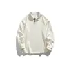 Camisa tipo Polo Enbu para Hombre para Adolescentes, Cuello Jacquard, Nuevo Estilo Primavera y Otoño, Corte Holgado, Sudadera para Hombre Tallas Grandes