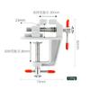 Mini Mesa Hogar Pequeño Tornillo de Banco DIY Wenwan Perforación Sujeción Herramienta de Fijación Aleación de Aluminio Micro Grabado Tornillo de Banco de Banco