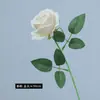 Veludo Simulado Rosa Haste Única Toque de Mão Flor Rosa de Veludo Decoração Suave para Casa Casamento Decoração de Flor Falsa Rosa Artificial Atacado
