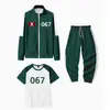 Sudadera Deportiva Infantil Otoño Cuello Alto Cremallera () Conjunto de Tres Piezas Azul Verde Oscuro X-O Nuevo Digital