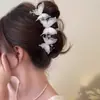 Venta Directa de Fábrica Pinza para el Cabello de Mariposa para Mujer, Tamaño Grande, Pasador de Gama Alta, Pinza para el Cabello para la Parte Trasera de la Cabeza, Accesorio para el Cabello, Pinza de Tiburón