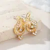 Brincos de Tarraxa Estilo Étnico Retro de Cobre Brincos Elegantes para o Dia a Dia Acessórios de Brinco Mais Vendidos no Exterior Atacado Dropshipping