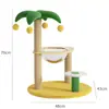 Nuevo Marco de Escalada para Gatos, Casa para Gatos, Árbol para Gatos, Rascador Integrado, Árbol para Gatos Pequeño de Coco, Juguete para Gatos Cápsula Espacial