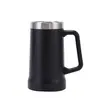 Fornecimento direto de fabricantes transfronteiriços de canecas de cerveja de grande capacidade de 24oz, copos isolados portáteis para uso ao ar livre no atacado
