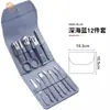 Conjunto de Cortadores de Unha, Conjunto de Tesouras de Unha com 16 Peças, Cortadores de Unha, Ferramentas de Manicure e Pedicure para Uso Doméstico, Conjunto Completo com Armazenamento