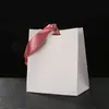 Bolsas de Regalo Blancas y Rosas de Papel para Fiesta, Bolsas Pequeñas para Regalo DIY