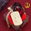 Tío Ma de Cobre Año del Caballo Símbolo de Éxito Insignia de Cintura Colgante para Coche Metal Wu Tai Shen Zhao Gongming Símbolo Colgante Atrae Riqueza