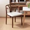 Cadeira de avô, cadeira com encosto, cadeira de jantar, design moderno e minimalista, mesa de jantar comercial, banqueta de restaurante em formato de chifre de boi, encosto, cadeira de chá de ferro forjado