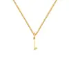 Joyería de Moda Transfronteriza Estilo Ins, Collar de Corazón de 26 Letras, Collar Único de Acero de Titanio para Mujer, No se Desvanece