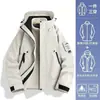 Nueva chaqueta de tres en uno para mujer de primavera y otoño, cortavientos e impermeable para exteriores, de pareja, súper elegante, para alpinistas y excursionistas
