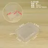 Caixa Plástica Transparente Retangular Caixa de Armazenamento para Mesa Caixa de PP Organizador de Peças Ferramentas Caixa para Equipamentos de Pesca Caixa de Cartas