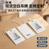 Etiquetas Colgantes de Papel Especial con Tacto de Algodón en Stock para Ropa de Mujer, Etiquetas Colgantes Simples y Elegantes de Alta Gama, Logotipo Impreso de Fábrica del Producto