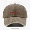Gorra de Béisbol Transfronteriza Nueva 2026 para Mujer, Efecto Adelgazante del Rostro, Gorra Casual Versátil para Hombre con Bordado de Letras para Exteriores