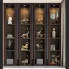 Nuevos Adornos Chinos de Lujo Ligero de Gama Alta Muebles Blandos para el Hogar Sala de Estar Oficina Sala de Té Vitrina Estantería Artículos Decorativos