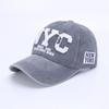 Gorra Retro de Ala Suave Estilo Americano Hip Hop Street Shot Sombrero de Sol de Moda Gorra de Béisbol Bordada NYC para Hombres y Mujeres