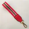 Nueva Cinta Colorida con Correa de Mano de Cuero de PU Correa de Mano Correa de Mano para Teléfono Móvil Llavero Llavero Cinturón Decorativo