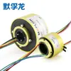 Anel deslizante passante, rotativo, condutor, para 2, 4, 6, 12 fios, conector, anel coletor, anel condutor, escova