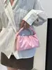 Bolsa Nube Bolso de Mujer 2025 Verano Nuevo Diseño Casual Bolso Plegado para Axila Textura Suave en la Cara Bolso Cruzado para Hombro