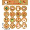 Fábrica en stock Navidad multiestilo Papá Noel Navidad regalo pegatina de sellado pegatina pegatina AliExpress
