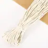 Banda Elástica Redonda de 2.5 mm de Colores en Stock, Cordón Elástico de Látex Hilado con Núcleo Blanco Natural, Banda de Goma Negra al por Mayor