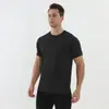 Camiseta Casual Deportiva Europea y Americana Transfronteriza para Hombre de Manga Corta Verano Top de Entrenamiento para Fitness Camisa de Manga Corta de Running para Exteriores a la Moda