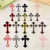 Pegatinas de Bordado Autoadhesivas de Cruz Coloridas DIY Journal Parches Decorativos para Bordado de Computadora Pegatinas de Tela Venta al por Mayor Transfronteriza