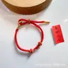Assuma a Tarefa de Tecer Pulseiras DIY de Fio Vermelho com Contas de Prata Pura e Fio Vermelho Trançado