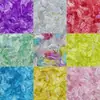 16*13mm Acrílico Color Chapado Transparente Mariposa Agujero Recto Cuentas Sueltas Material para Abalorios Hecho a Mano Pulsera Accesorios de Joyería DIY