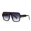 Gafas de sol modernas transfronterizas de comercio exterior fotografía callejera europea y americana modelo ins red rojo gafas de sol cuadradas mujer 9288