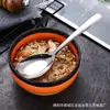 Colher de Aço Inoxidável 304 para Uso Doméstico, Comer, Servir Sopa, Colher Comunitária de Restaurante Chinês, Colher de Hotel, Colher para Alimentar