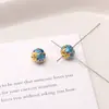 Contas Esféricas Lisas de Esmalte Cloisonné de 10mm Feitas à Mão para Pulseira de Miçangas DIY Chaveiro Material para Joias Acessórios Contas Soltas