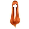 Peluca Cos Peluca de Pelo Largo Recto Colorida Peluca de Cosplay Estilo Anime Europeo y Americano En Stock Peluca de 80 cm En Stock