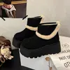 Botas de Nieve con Suela Gruesa para Aumentar la Altura para Mujeres Bajitas Botas de Algodón Birken 2026 Nuevas de Invierno Felpa Engrosada Cálidas Antideslizantes Zapatos de Algodón