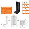 Conector de Soporte de Estante de Perfil de Aluminio 20/30/40 Perfil de Soporte de Marco Lado Exterior Tablero de Escritorio Tablero de Madera Pieza de Fijación