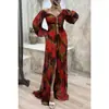 Vestido largo de manga larga plisado amarillo 2026, nuevo, casual y cómodo para mujer, transfronterizo, ropa de mujer de corte holgado europea y americana