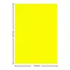 Papel de Etiqueta Autoadesiva Colorido A4 em Branco Impermeável PVC Papel Sintético Resistente a Rasgos Impressão a Laser PP Adesivo