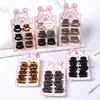 Pinza para el pelo pequeña trenzada de 2.5 cm, color café con leche, nueva, ovalada, para mechones rotos, flequillo, accesorios para la cabeza para niños, suministro transfronterizo