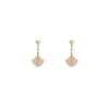 Pendientes de plata s925 con forma de abanico, ligeros, de lujo, de alta gama, llenos de diamantes para mujer, joyería de moda con circonitas exquisitas 2023