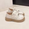 Zapatos de Cuero para Niñas 2026 Nuevo Otoño Elegantes Zapatos de Princesa para Niños, Mocasines de Suela Suave para Bebés Niñas