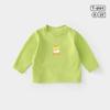Camiseta de Manga Comprida Jingqi Kidsren's Estilo Primavera & Outono Meninos e Meninas Camiseta Básica de Bebê Camiseta de Manga Comprida de Bebê Top Estilo Kidsren's