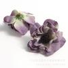 Cabeças de Flores Artificiais Prontas com Bordas Enroladas, Flores Falsas de Três Camadas para Decoração de Casa, Materiais DIY, Flores Decorativas de Tecido de Seda para Decoração de Parede e Montagem de Cenas