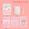 Juego de bloques de tarjetas adhesivas acrílicas magnéticas Lianhua, bloques de tarjetas adhesivas pequeñas para niñas, mini marco de fotos para estudiantes