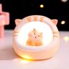 Luz de noche de dibujos animados de gato gordo leyenda positiva al por mayor linterna creativa de gato lindo que babea luz de estrella para dormitorio infantil regalo