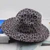 Sombrero de Lana Nuevo de Otoño e Invierno Transfronterizo Europeo y Americano Sombrero de Jazz de Estilo Británico Color Sólido Ala Ancha Sombrero de Copa Ligero Sombrero de Fieltro para Hombre y Mujer