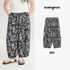 Pantalones para Niños Pudding Haru 2026 Verano Nuevo Estilo Pantalones Frescos para Niñas Pantalones tipo Jogger Linterna para Niños Refrescantes a Prueba de Mosquitos
