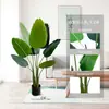 Macetas Simuladas de Plantas Verdes para Decoración de Plantas Grandes de Interior, Adecuadas para Hoteles, Centros Comerciales y Exhibidores de Ventanas